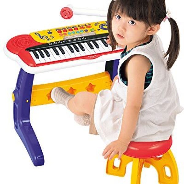Photo1: Kids Electric Keyboard Piano (1)
