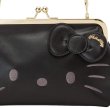 Photo2: Hello Kitty Wallet with spoon shoulder bag black (2)