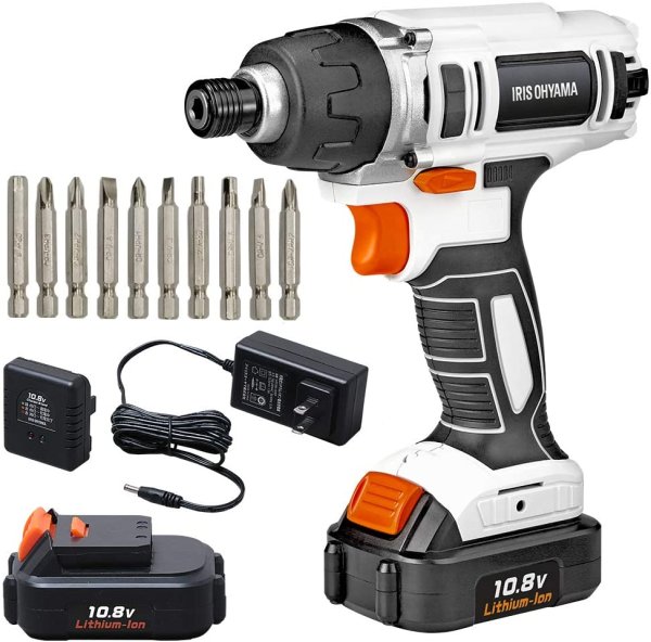 Photo1: Iris Ohyama High Power Electric Impact Drill/Screwdriver Tool Box/Case, Chargeable, JID80 (1)