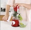 Photo2:  Rotary Cheese Grater Handheld - Nut Chopper Grinder Salad Shooter Vegetable Slicer with a Stainless Steel peeler (2)