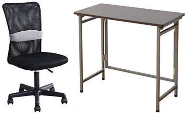 Photo1: Desk & Chair Set Yamazen Folding Desk (1)