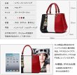 Photo10: ZNYF 2 Way Womans Hand Bag PU Leather (10)