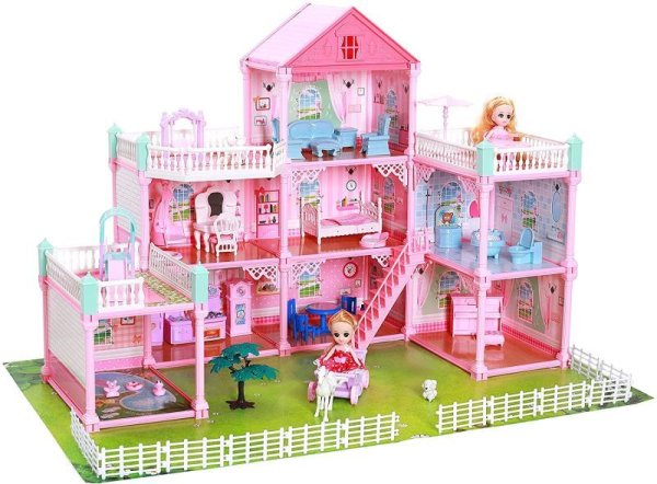 Photo1: Doll House Set 225 Pieces (1)